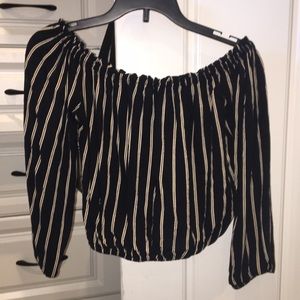 Off the shoulder brandy Melville top